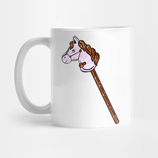 Pink Stick Horse Mug